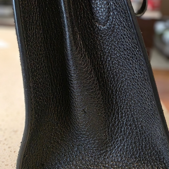 Kate Spade Black Suede Tote with Tassel Detail - Picture 6 of 7